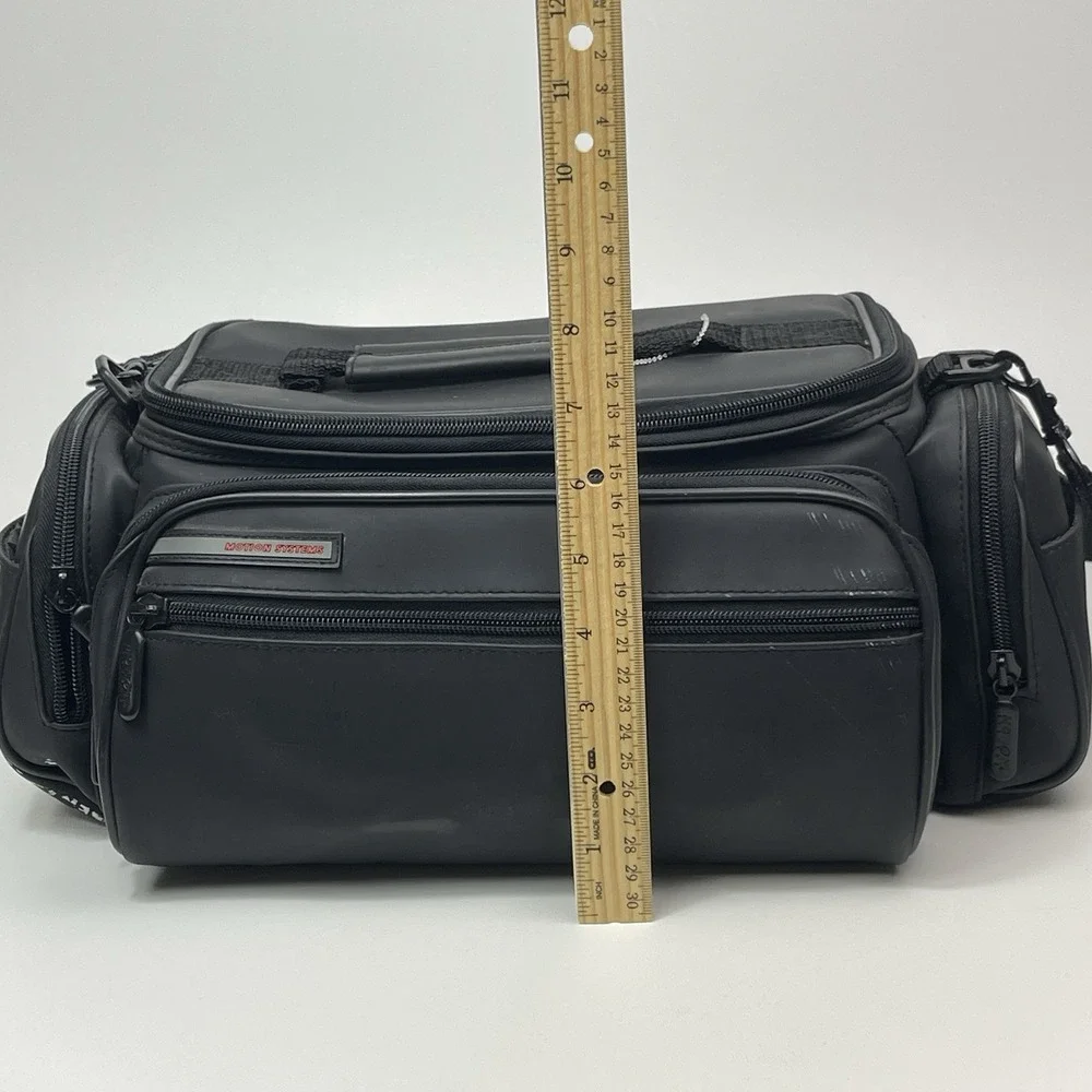 Motion‎ Systems Camera Camcorder Faux Leather Carrying Case Bag Padded Pockets